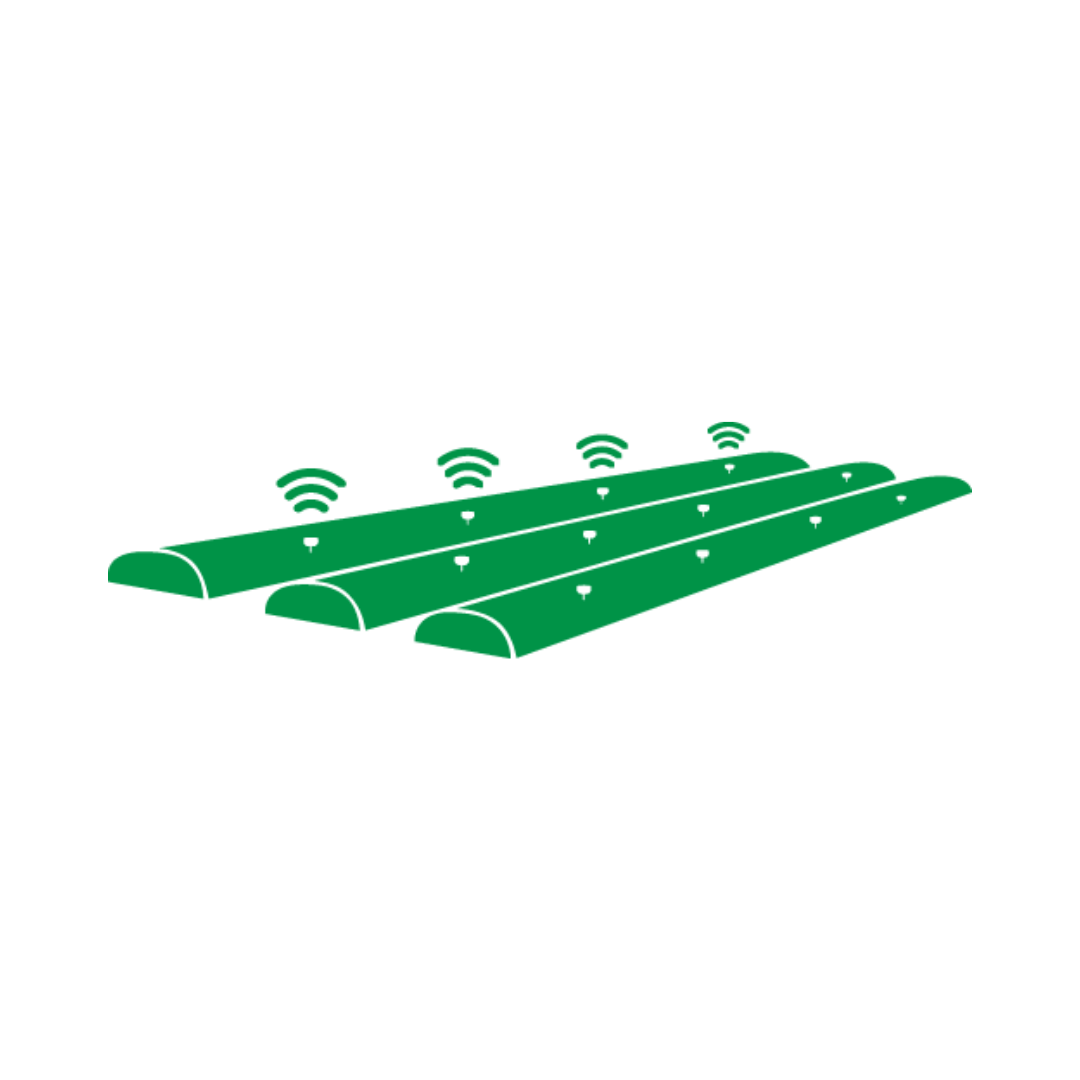 Green smart silobag icon
